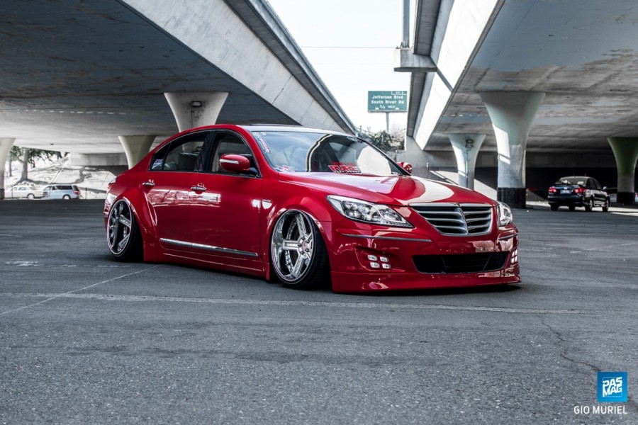 Hyundai Genesis BH wheels Luxury Abstract Grassor-C 20″ 11J ET-30 245/35 13J ET-50 295/30
