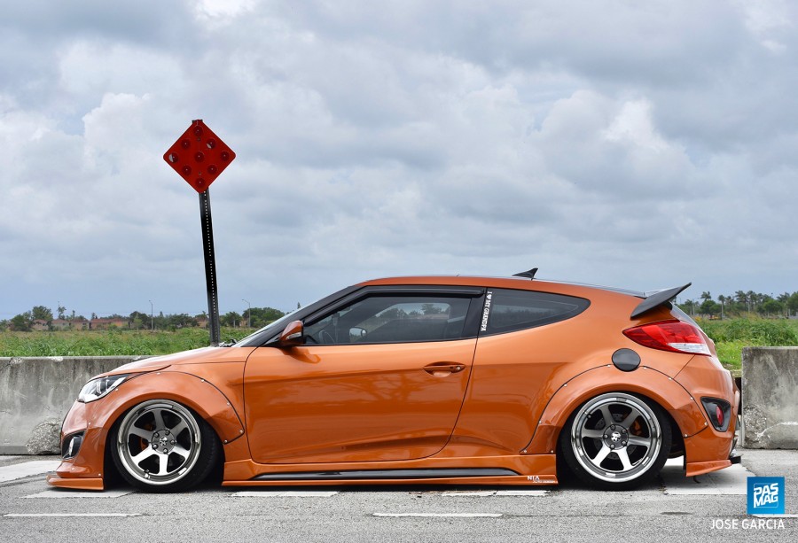 Hyundai Veloster 1 generation wheels Klutch Republik SLC2 18″ 10.5J 245/35 Turbo 