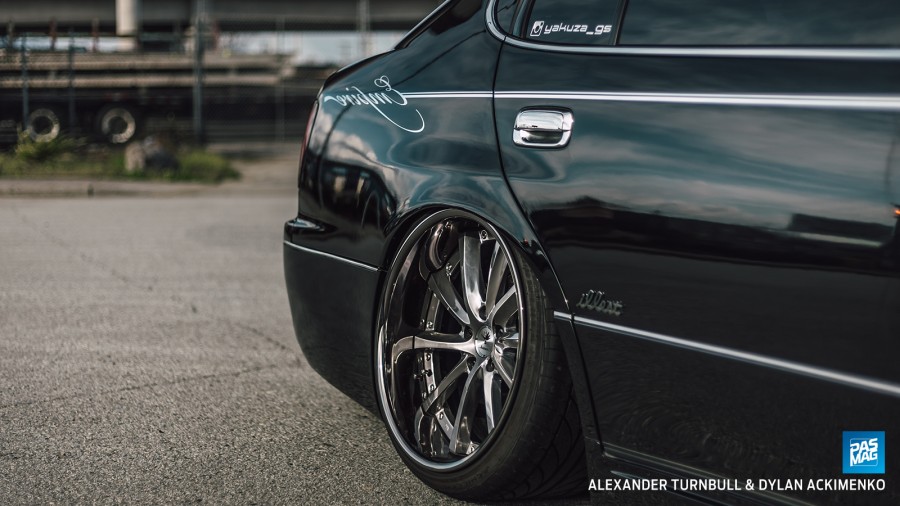 Lexus GS S160 wheels Weds Sport Kranze Vishunu SBC 19″ 10J 235/35 11J 265/30