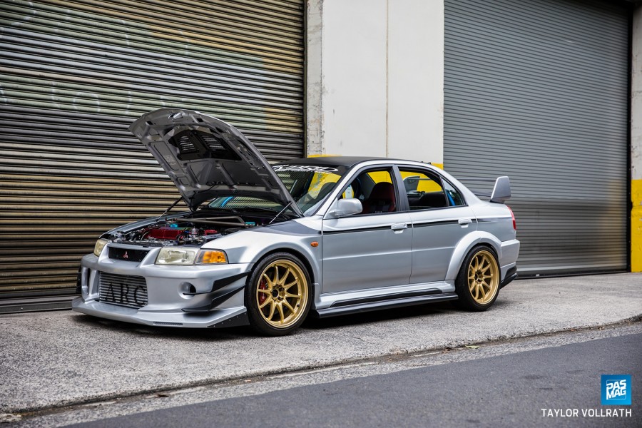 Mitsubishi Lancer Evolution VI wheels Rays Volk Racing CE28N 18″ 9.5J ET11 255/35