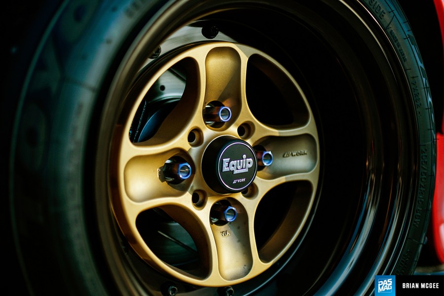 Datsun 240Z wheels Work Equip 40 15″ 9.5J ET-22 205/50 10.5J ET-25 225/50