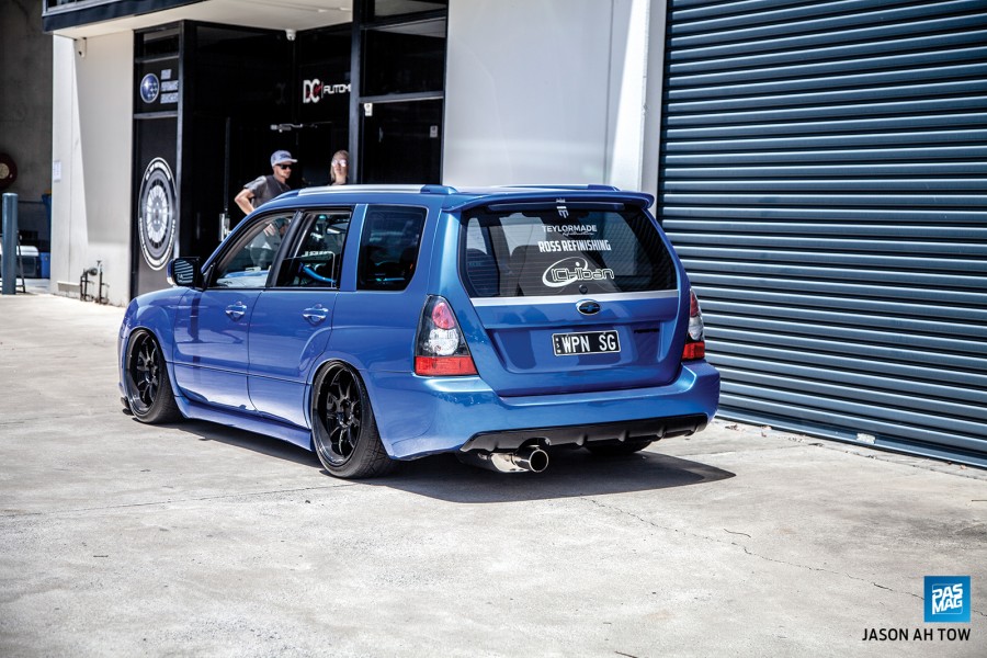 Subaru Forester SG wheels Work Emotion XD9 18″ 9.5J ET38 235/40