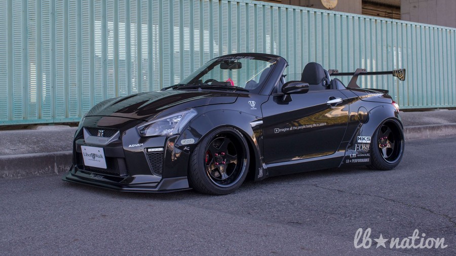 Daihatsu Copen LA400 wheels 326power Yabaking Spoke 16″