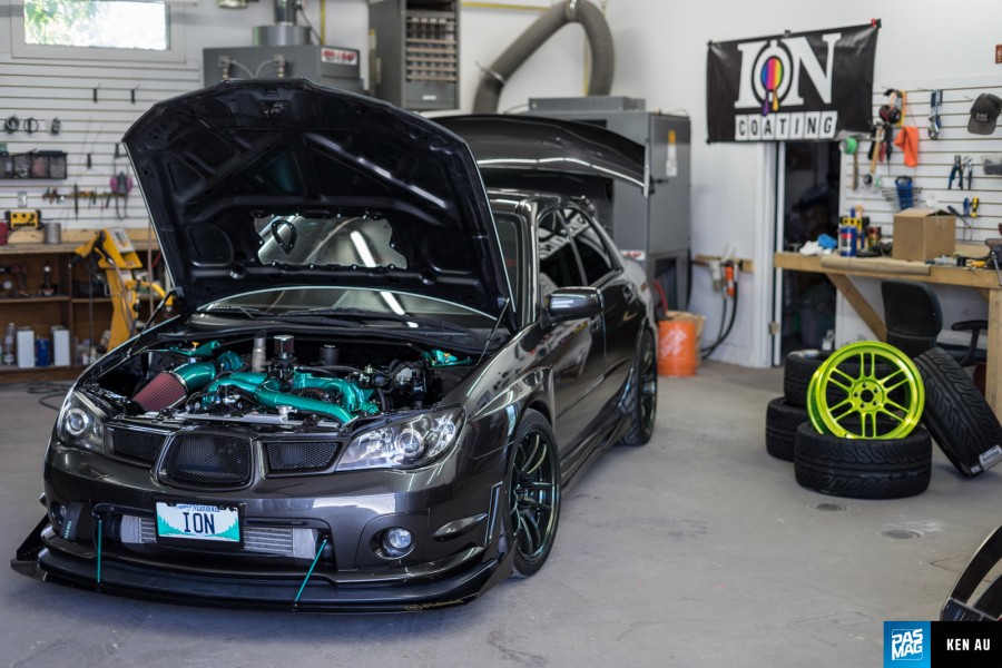 Subaru Impreza GD, GG wheels Work Emotion CR2P 18″ 9.5J ET38 255/35 WRX STI 