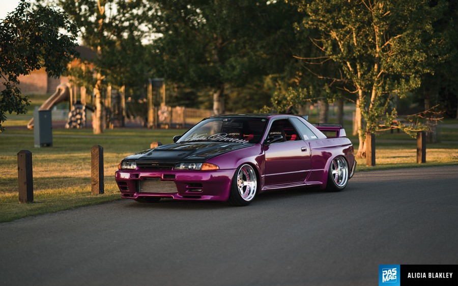 Nissan Skyline GT-R R32 wheels Art In Motion MA50 18″ 11J ET-11 275/35 12.5J ET-48 315/30