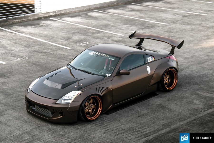 Nissan 350Z wheels Art In Motion MA50 19″ 12J ET-2 275/30 13J ET-42 305/30