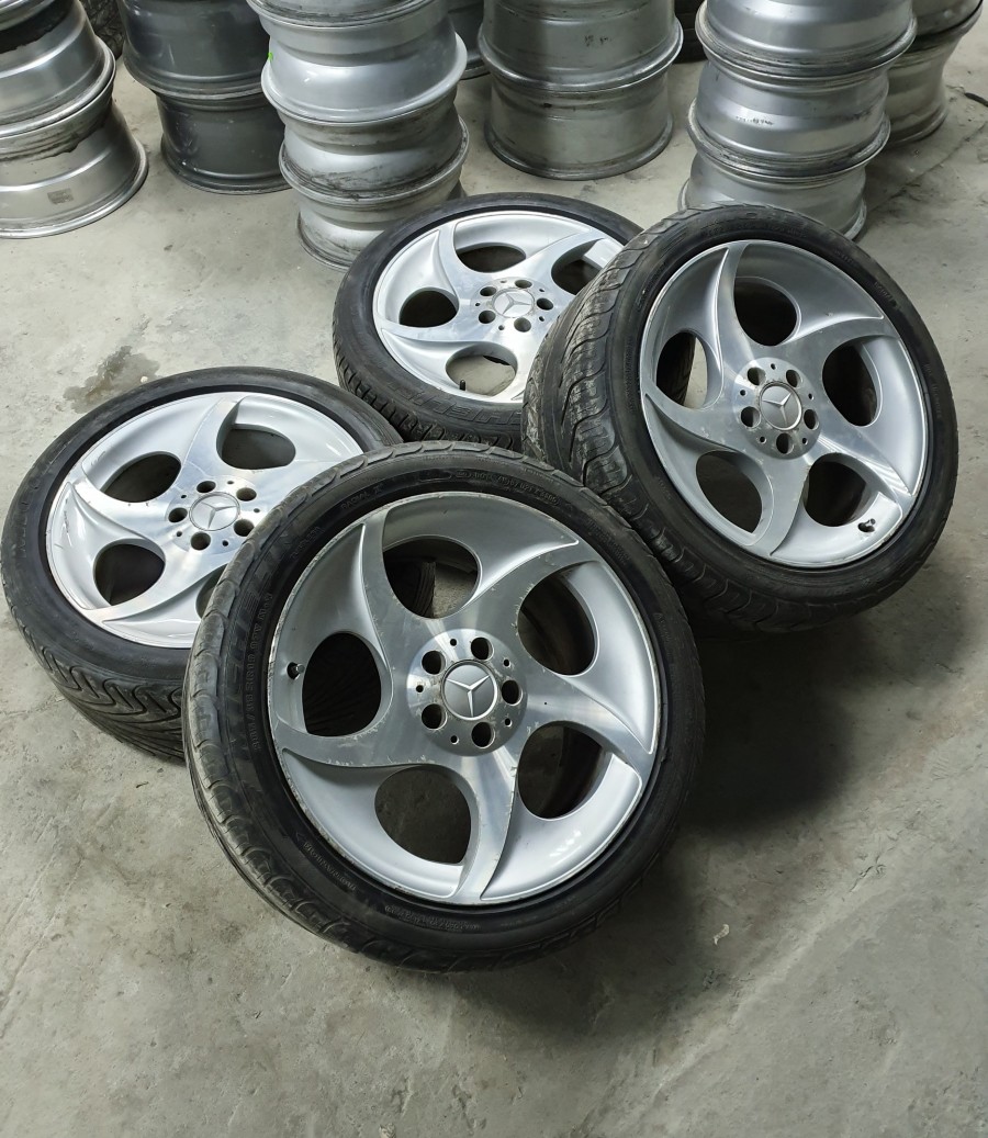 Mercedes-Benz C-Class W203 wheels Ronal Alphard 18″ 8.5J ET35 255/40 9.5J ET40 285/35