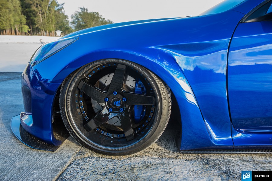 Hyundai Genesis Coupe wheels Avant Garde F433 19″ 10.5J ET-7 245/35 13J ET-13 295/30