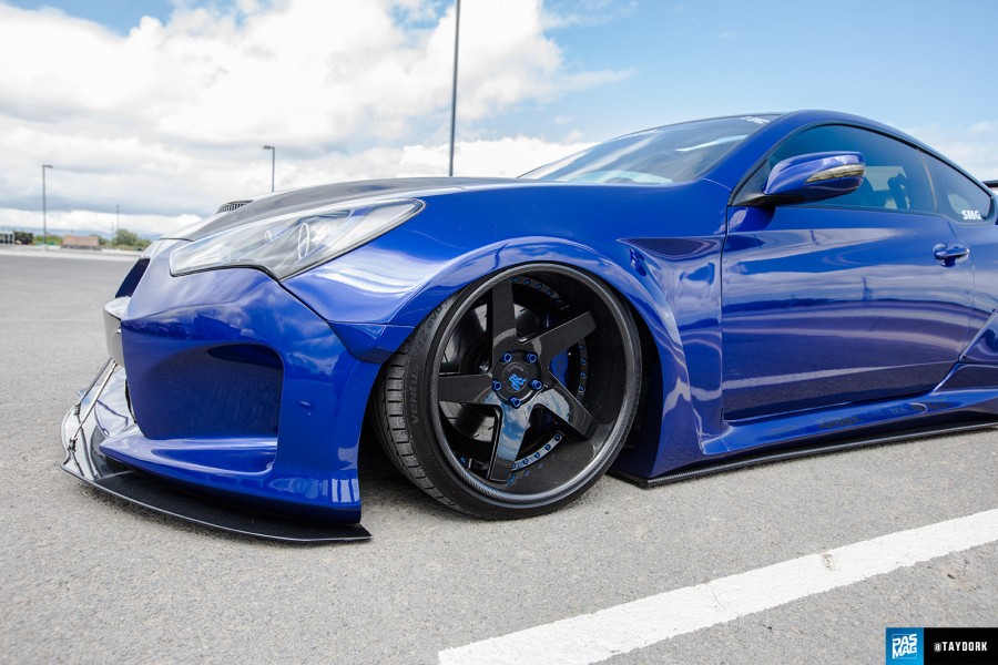 Hyundai Genesis Coupe wheels Avant Garde F433 19″ 10.5J ET-7 245/35 13J ET-13 295/30