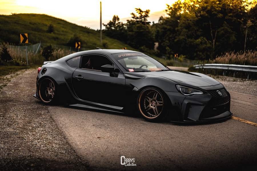 Scion FR-S wheels Work Durandal DD5.2 18″ 10.5J ET-9 255/35 11.5J ET-22 295/30