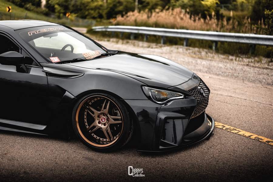Scion FR-S wheels Work Durandal DD5.2 18″ 10.5J ET-9 255/35 11.5J ET-22 295/30