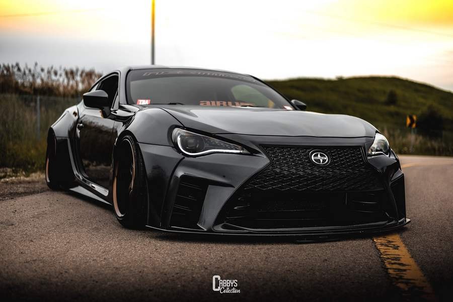 Scion FR-S wheels Work Durandal DD5.2 18″ 10.5J ET-9 255/35 11.5J ET-22 295/30