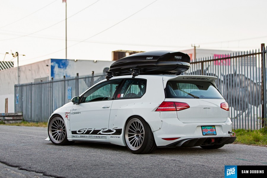 Volkswagen Golf MK7 wheels Vossen Forged LC-106 19″ 11J ET20 285/30 ET-10 GTI 