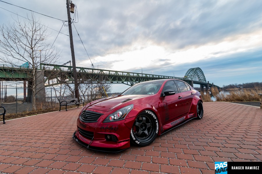 Infiniti G37 coupe wheels Work Meister S1 3P 19″ 10.5J ET-8 295/30 12J ET-13 325/30 XS 