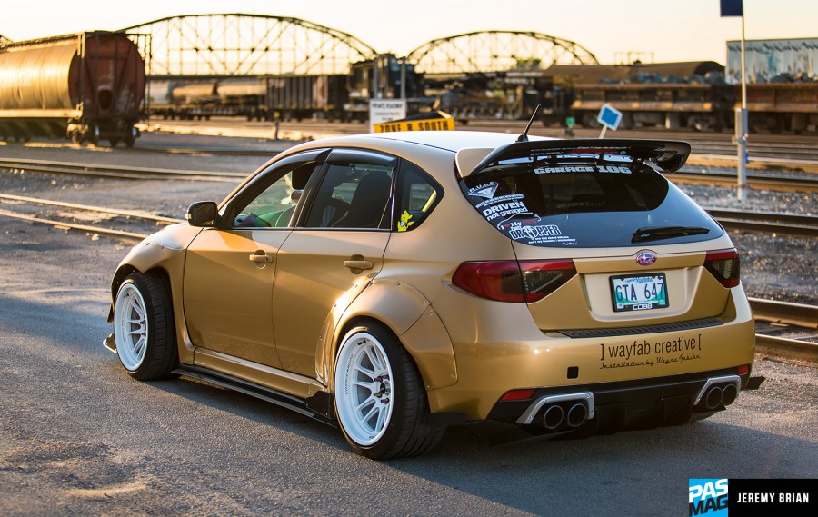 Subaru Impreza GE, GV, GH, GR wheels Cosmis xt206r 18″ 11J ET8 265/35 WRX STI 