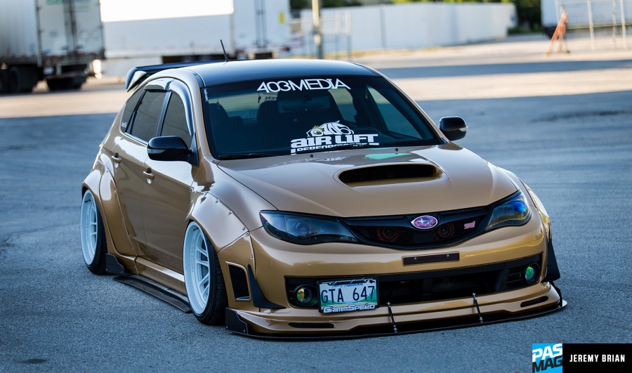 Subaru Impreza GE, GV, GH, GR wheels Cosmis xt206r 18″ 11J ET8 265/35 WRX STI 