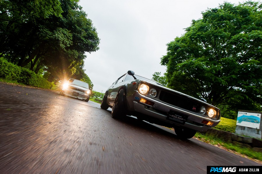 Nissan Skyline GT-R Kenmeri (KPGC110) wheels Star Road Glow Star 15″ 9J ET-15 10J ET-28