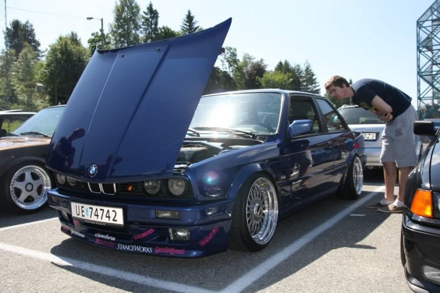 BMW 3 series E30 wheels BBS RC090 17″ 9J ET21 205/40 9.5J ET17 215/40