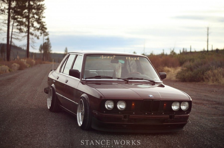 BMW 5 series E28 wheels ARE 398 16″ 9.5J ET35 195/45