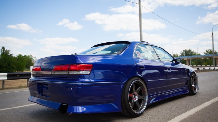 Toyota Mark II 100 wheels Rays Volk Racing TE37SL 19″ 9.5J ET22 10.5J Force unLeashed 