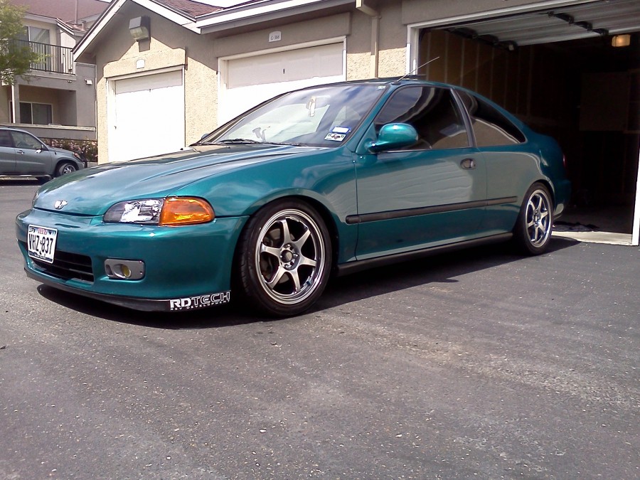 Honda Civic EG/EH/EJ wheels 5Zigen PRO RACER GN+ 16″ 7J ET42 205/45