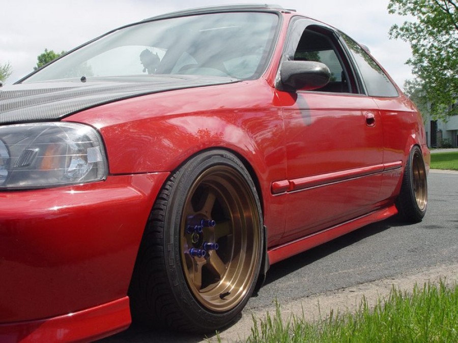 Honda Civic EG/EH/EJ wheels Rays Volk Racing TE37V 15″ 8J 195/45