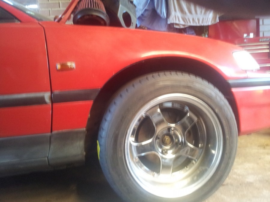 Honda CR-X 2 generation wheels SSR Professor SP1R 15″ 8J ET-4 225/50