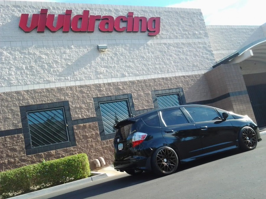 Honda Fit 2 generation wheels Rotiform BLQ 18″ 8.5J ET45 215/40