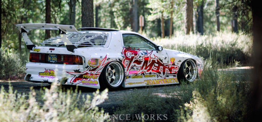 Mazda RX-7 FC wheels SSR Hasemi 18″ 10.5J Work Meister S1 3P 11.5J