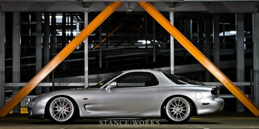 Mazda RX-7 FD wheels Enkei NT03+M