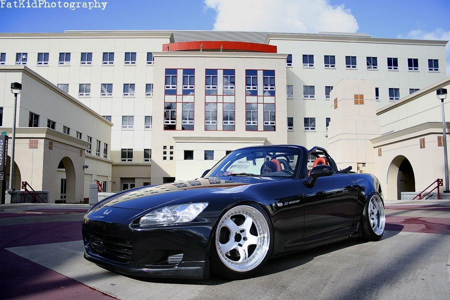 Honda S2000 wheels Work Meister S1 3P 18″ 9.5J ET37 225/40 10.5J 255/35