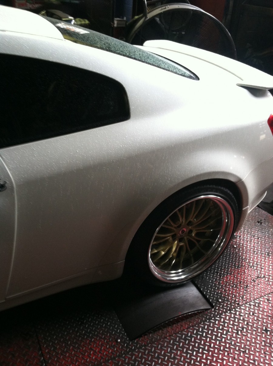 Infiniti G35 Coupe V35 wheels Work Schwert SC5 20″ 9.5J ET10 245/35 10.5J 275/30