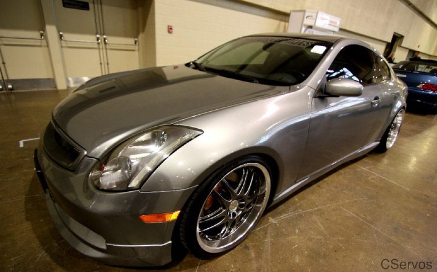Infiniti G35 Coupe wheels Axis Matrix 20″ 9J ET-3 225/35 10.5J ET5 255/35