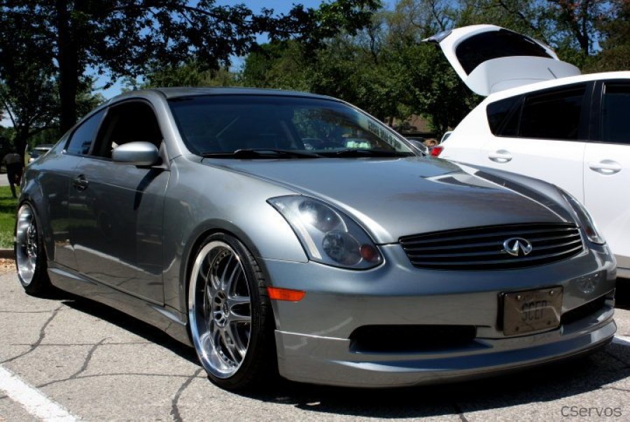 Infiniti G35 Coupe wheels Axis Matrix 20″ 9J ET-3 225/35 10.5J ET5 255/35