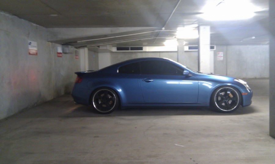 Infiniti G35 Coupe wheels 20″ 8.5J ET5 245/35 10J 275/30