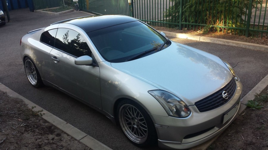 Infiniti G35 Coupe V35 wheels Varrstoen ES 1.1.2 19″ 9.5J ET12 245/40 11J ET25 275/35