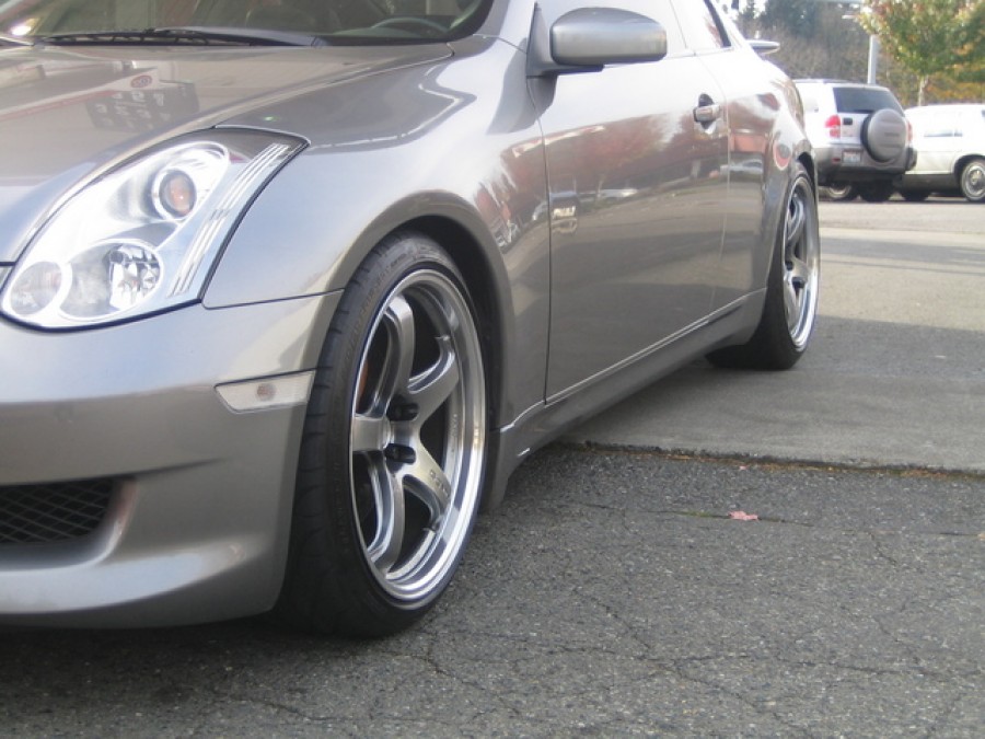 Infiniti G35 Coupe V35 wheels Rays G-Games 99b 19″ 9.5J ET22 245/35 10.5J 275/35