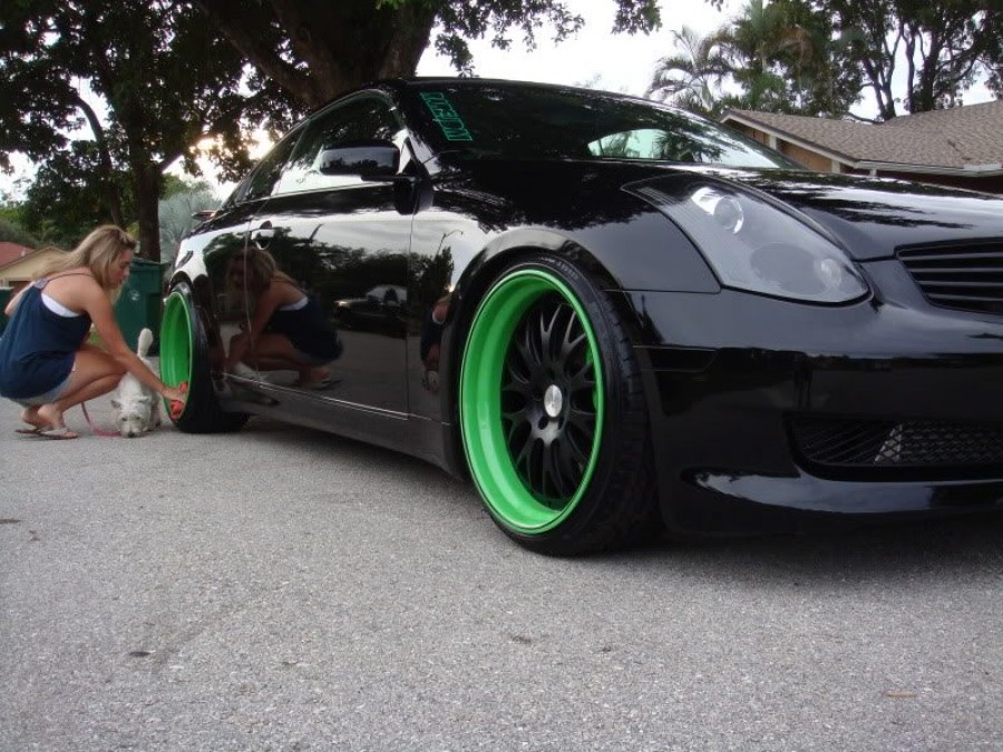 Infiniti G35 Coupe wheels Kranson Forged Mesh Klassic 20″ 9.5J ET-4 225/35 11J ET-10 255/35