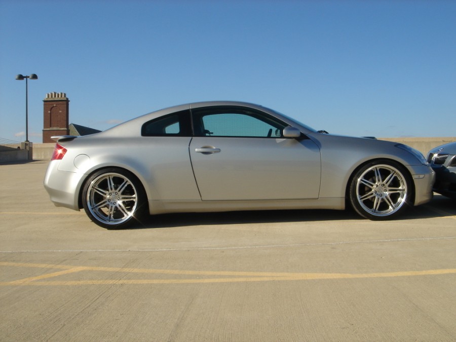 Infiniti G35 Coupe wheels Work Varianza T1S 20″ 9.5J ET15 245/35 11J ET25 285/30