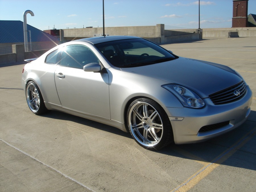 Infiniti G35 Coupe wheels Work Varianza T1S 20″ 9.5J ET15 245/35 11J ET25 285/30