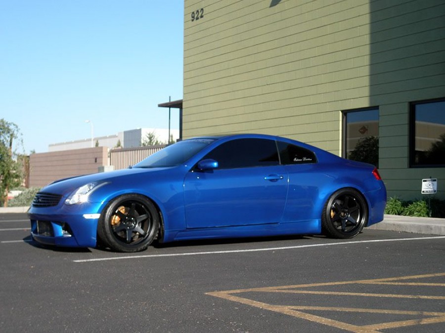 Infiniti G35 Coupe V35 wheels Varrstoen ES 2.2.2 19″ 9.5J 245/35 10.5J 275/30
