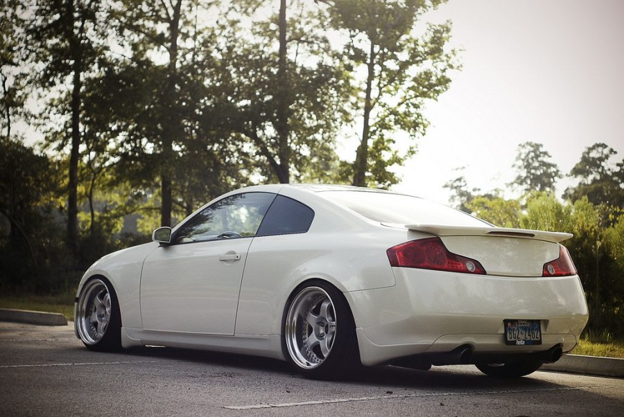 Infiniti G35 Coupe V35 wheels Work Meister S1 3P 19″ 9.5J ET-14 215/35 10.5J 245/35