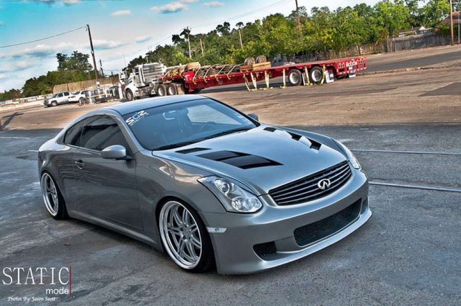 Infiniti G35 Coupe V35 wheels Work Varianza T1S 20″ 9.5J 225/35 10.5J 245/35