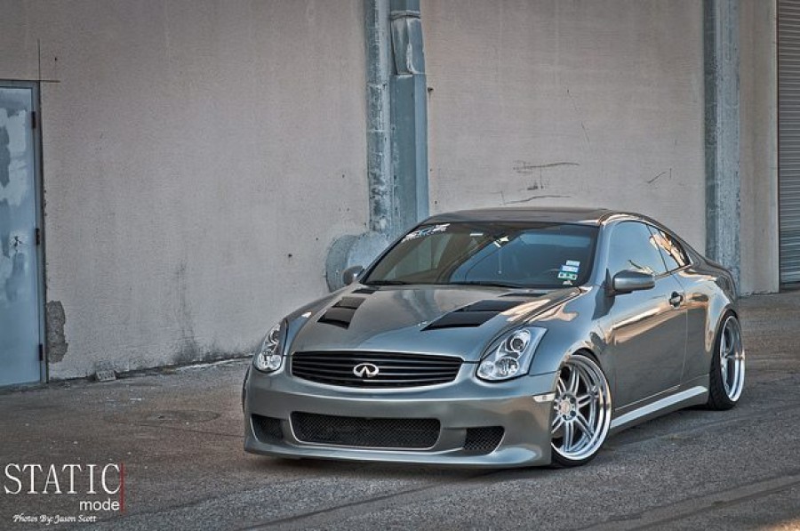 Infiniti G35 Coupe V35 wheels Work Varianza T1S 20″ 9.5J 225/35 10.5J 245/35