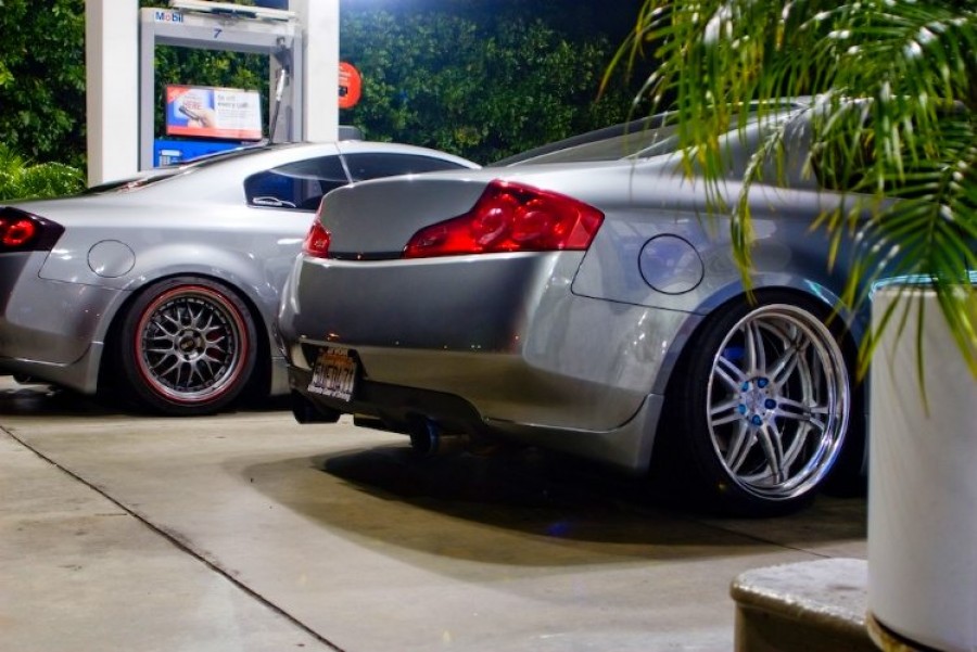 Infiniti G35 Coupe V35 wheels BBS RS813 18″ 9.5J ET14 245/40