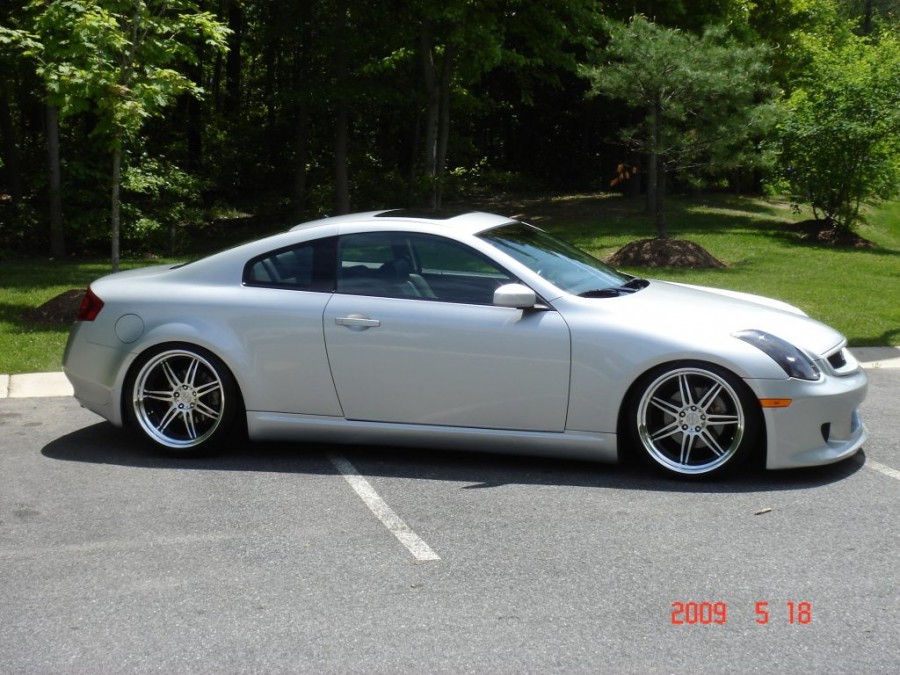 Infiniti G35 Coupe wheels Work Varianza T1S 20″ 9.5J ET5 225/35 10.5J 255/35