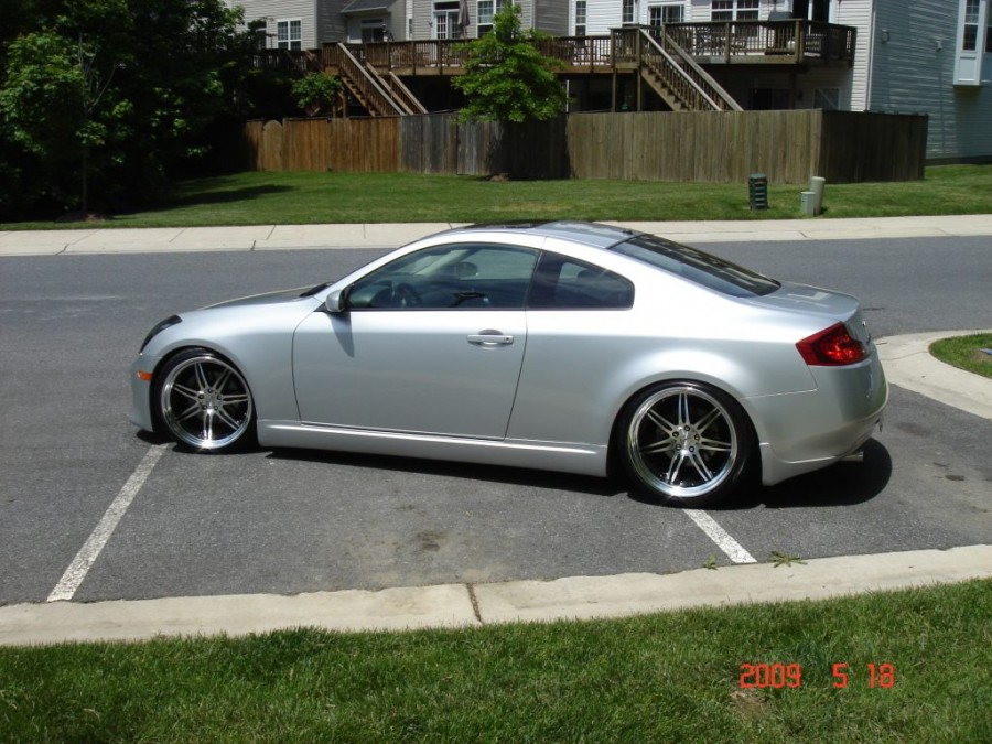 Infiniti G35 Coupe wheels Work Varianza T1S 20″ 9.5J ET5 225/35 10.5J 255/35