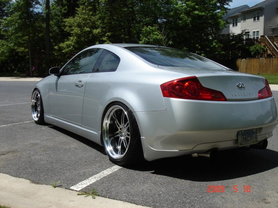Infiniti G35 Coupe wheels Work Varianza T1S 20″ 9.5J ET5 225/35 10.5J 255/35