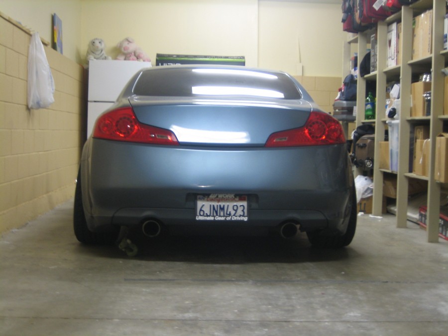 Infiniti G35 Coupe V35 wheels Work Gnosis GS5 20″ 9.5J ET-6 225/35 10.5J 245/35