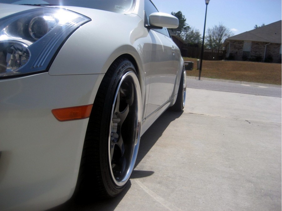 Infiniti G35 Coupe wheels AME Circlar Spec R 19″ 10J ET6 245/35 ET-13